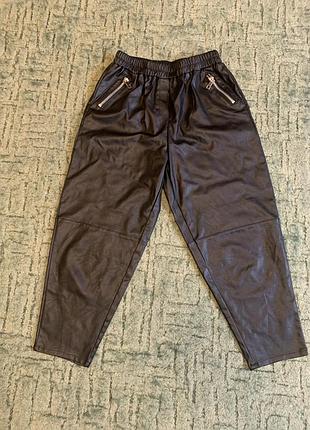 Джогери з екошкіри asos design petite (розмір xs / eu 34)