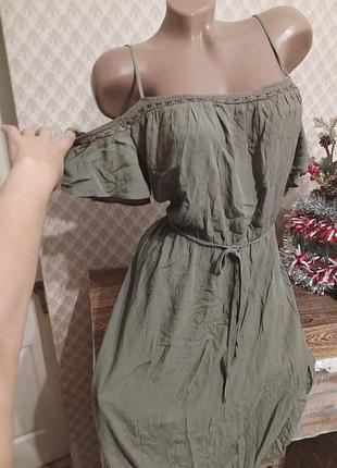 Сукня сарафан віскоза + котон