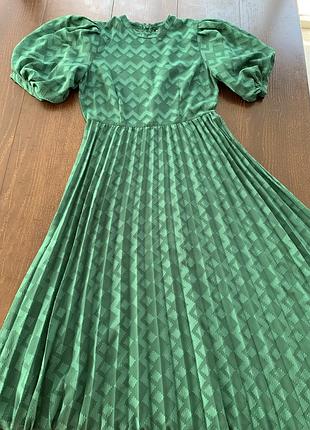 Зелена сукня міді від asos design