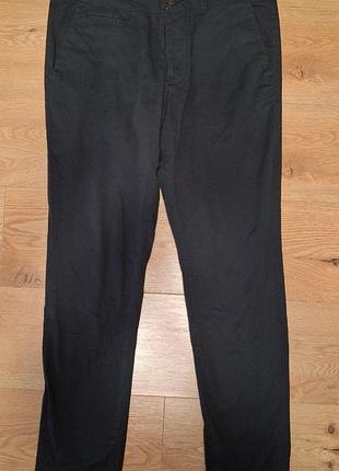 Брюки брюки брюки мужские черные slim jack&amp;jones, размер m - l
