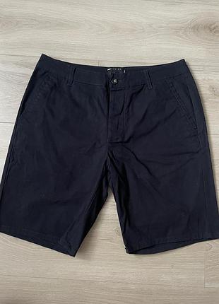 Чоловічі шорти чинос asos design (w32) темно сині