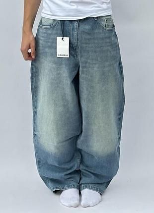 Широкі джинси bershka super baggy бершка супер беггі скейтер баггі