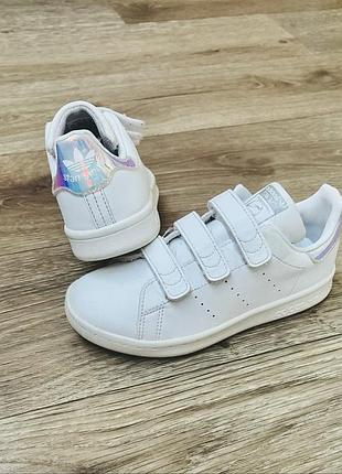 Дитячі кросівки для дівчинки adidas originals stan smith cf р.31,5, устілка 20,5см. на стопу 19-19,5см.