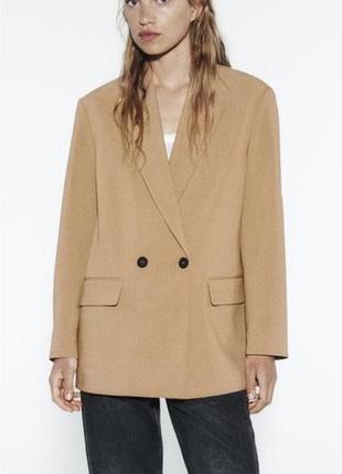 Двободний піджак жакет zara оверсайз