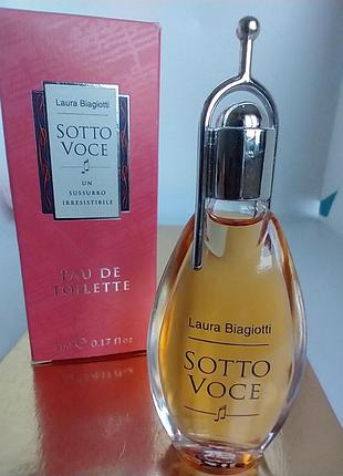 Laura biagiotti sotto voce миниатюра 5мл винтаж