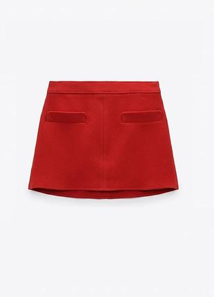 Спідниця жіноча zara червоний м
