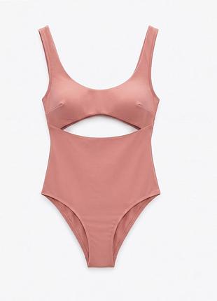 Купальник zara з вирізом l