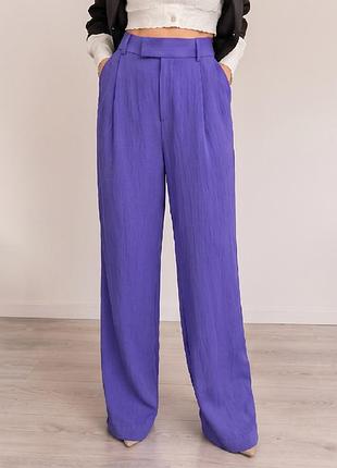 Брюки женские широкие из лиоцелла zara