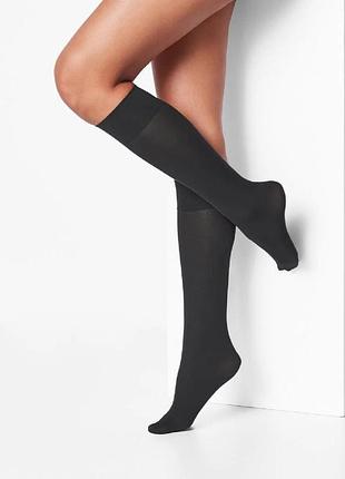 Гольфы женские антрацытовые esmara® 90 den, 2 пары 39-42