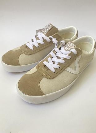 Нові оригінальні замшеві кеды жіночі унісекс vans sport low (incense/beige) нові, ретро-стиль розмір 37