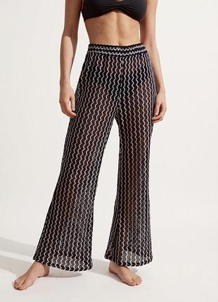 Брюки женские iироки пляжные xs oysho