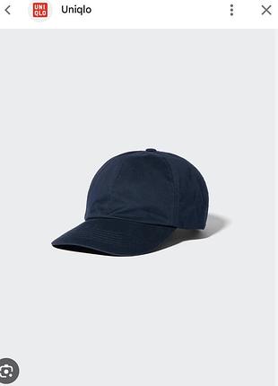 Нова кепка uniqlo  темно синього кольору. один розмір, унісекс