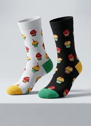 Носки набор 2 пары унисекс 36-40 fun socks