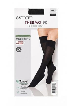Гольфы женские черные esmara® 90 den, 2 пары