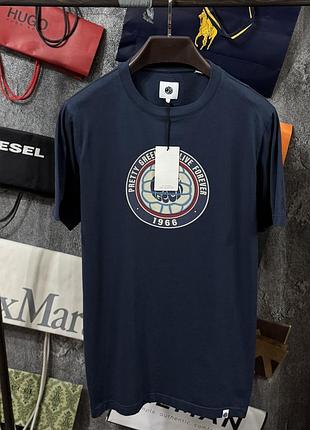 Футболка чоловіча pretty green live forever t-shirt синій m