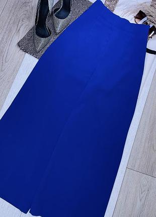 Літні брюки zara m вкорочені брюки палаццо жіночі брюки на високій посадці штани зара широкі