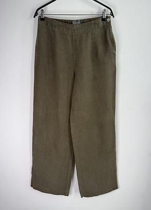 Oska linen wide leg baggy pants women’s 2 size