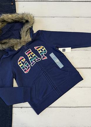 Толстовка gap 5 років пайта байка кофта на замку світшот худі