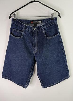 Vintage y2k southpole denim shorts 00’s wide leg skater streetwear baggy 31 size