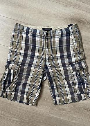 Чоловічі шорти карго tommy hilfiger в клітинку 32