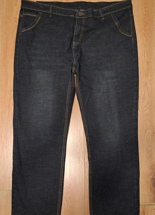 Джинсы женские темно синие черные широкие свободные jeans wear, размер 4xl - 5xl
