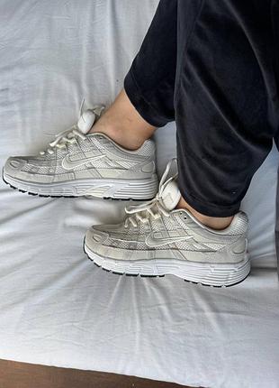 Nike p-6000 beige cream