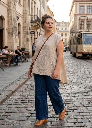 Лляна блуза zara