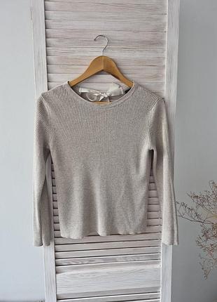 Свитер с открытой спинкой massimo dutti
