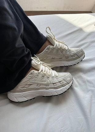 Nike p-6000 beige cream 3