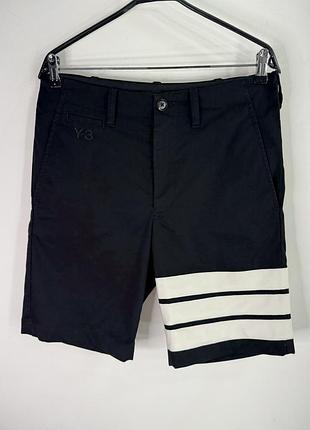 Yohji yamamoto y-3 adidas 3 stripes bermuda chino shorts s size