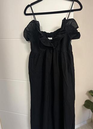 Сарафан чорний h&m /m