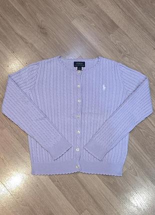 Кофта кардіган ralph lauren на 8-10років, 128-140см