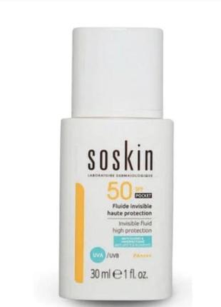 Soskin сонцезахисний флюїд spf 50
