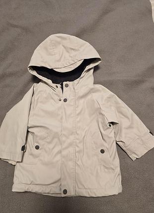 Куртка водовідштовхувальна (дощовик) zara 80 розмір