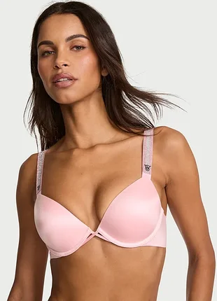 Бюстгальтер пуш-ап с камушками victorias secret оригинал виктория секрет лифчик
