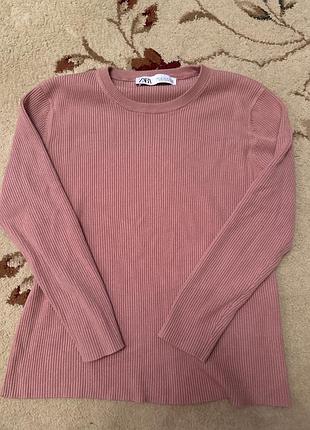 🌸 рожева трикотажна кофта zara 🌸