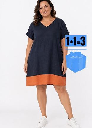 🥰льняна сукня f&f 22 батал