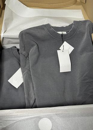 Варений сірий світшот zara
