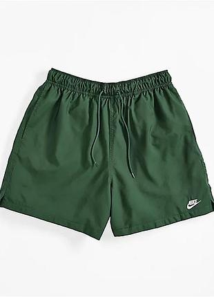 Нові шорти nike (найк nike club woven shorts in green) з англії l