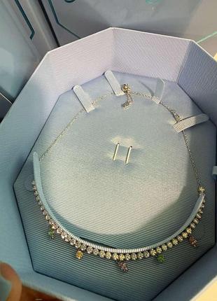 Оригинальное колье теннисное swarovski ariana grande