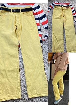 Гарні жовті класичні джинси від levi’s 501 w31l32