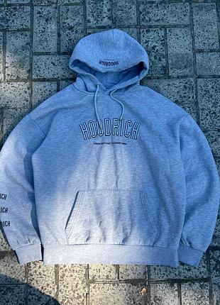 Оригинальное худи hoodrich from nothing to something / серый свитшот