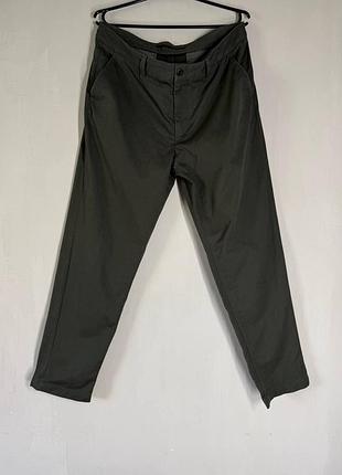 Стильные мужские брюки / брюки хаки massimo dutti (размер xxl / eur 46)