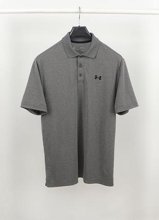 Чоловіча polo футболка under armour silver