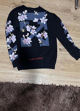 Світшот жіночій off-white розмір l