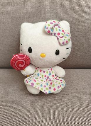Мʼяка іграшка hello kitty, хелло кітті  з цукеркою
