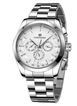 Наручний годинник forsining 6917 silver-white