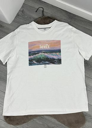 Чоловіча оригінальна бавовна футболка levi’s