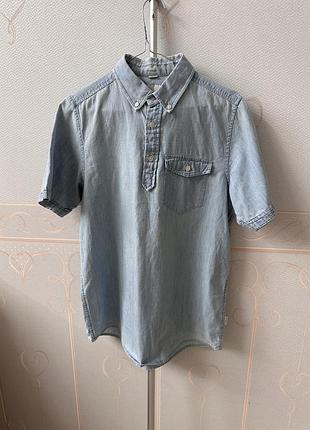 Carhartt сорочка чоловіча джинсова бавовна s
