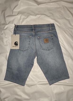 Джинсовые шорты кархарт carhartt бриджи мужские джинсовые шорты